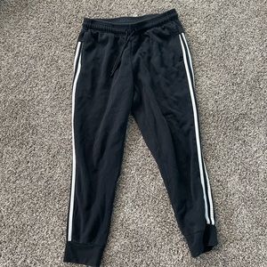 Black Adidas joggers